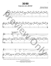 30/90 piano sheet music cover